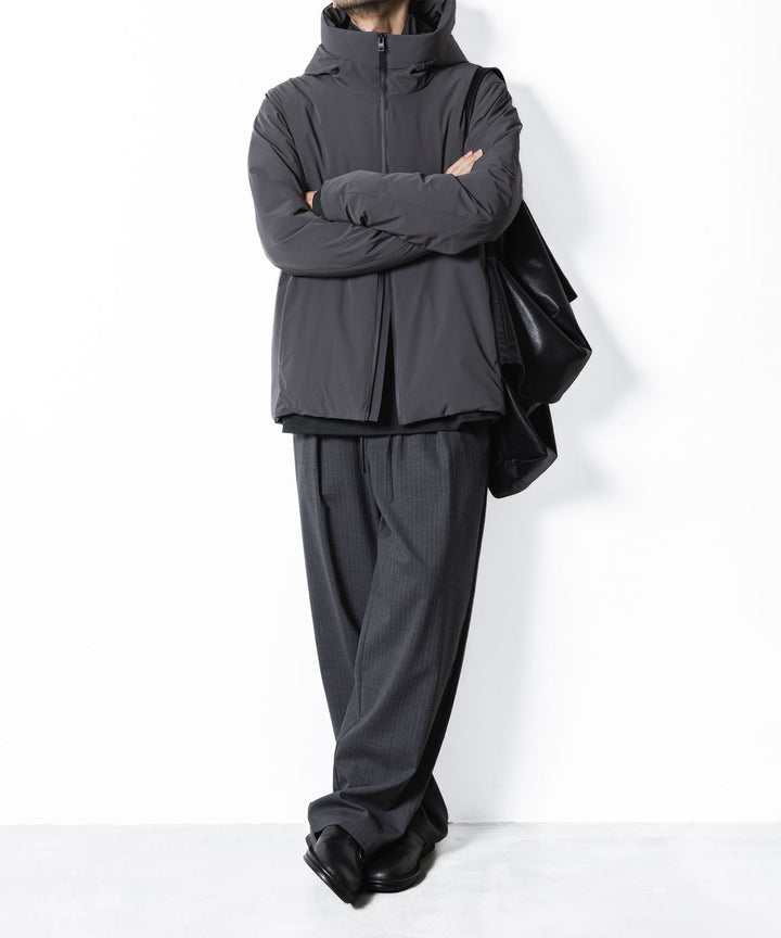 ATTACHMENT アタッチメントの3LAYER LIGHT TAFFETA HOODED DOWN JACKET - D.GRAYの公式通販サイトsession福岡セレクトショップ