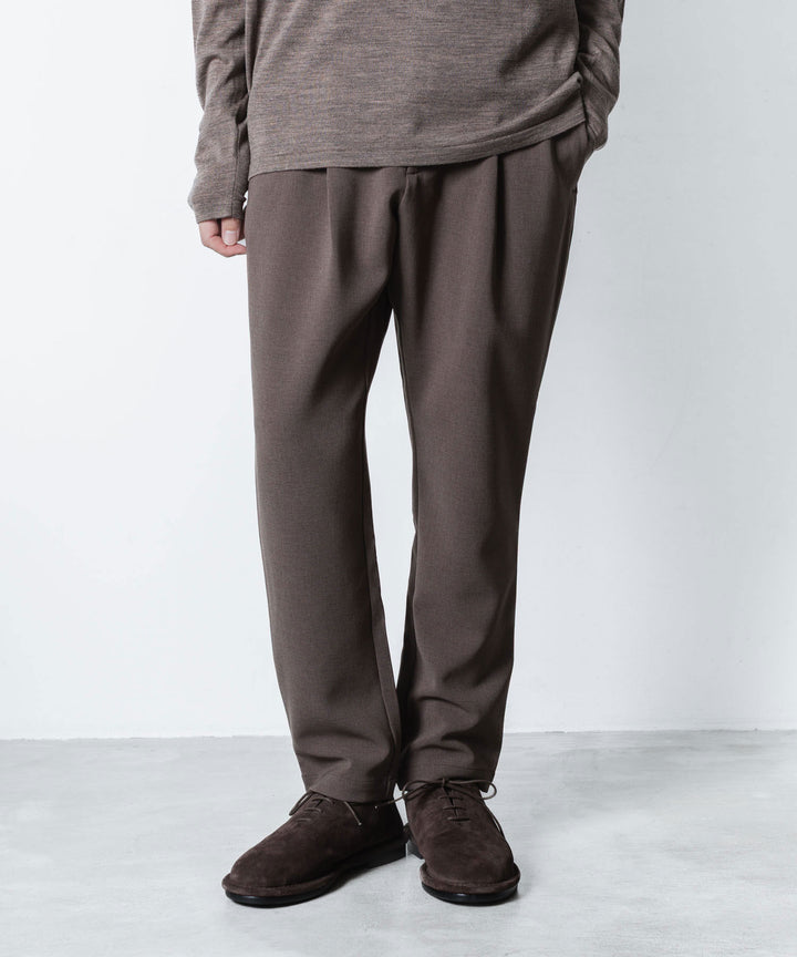 ATTACHMENT アタッチメントのPE STRETCH DOUBLE CLOTH REGULAR FIT EASY TROUSERS - D.KH GRAYの公式通販サイトsession福岡セレクトショップ