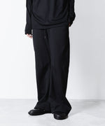 画像をギャラリービューアに読み込む, ATTACHMENT アタッチメントのCO STRECH TERRY 3D WIDE TROUSERS - BLACKの公式通販サイトsession福岡セレクトショップ
