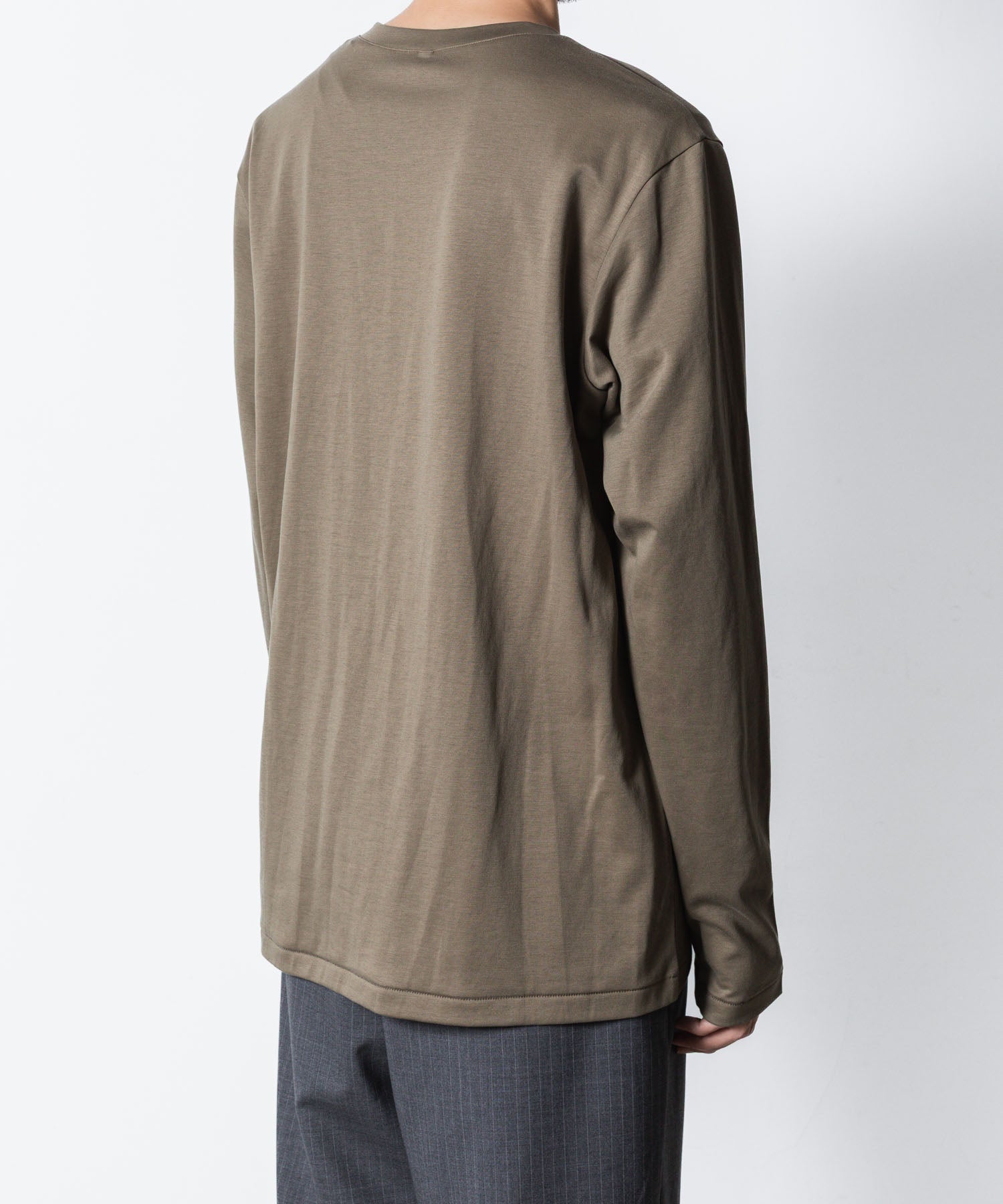 ATTACHMENT アタッチメントのCOTTON DOUBLE FACE SLIM FIT L/S TEE - CAMELの公式通販サイトsession福岡セレクトショップ