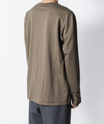 画像をギャラリービューアに読み込む, ATTACHMENT アタッチメントのCOTTON DOUBLE FACE SLIM FIT L/S TEE - CAMELの公式通販サイトsession福岡セレクトショップ
