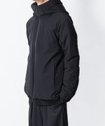 画像をギャラリービューアに読み込む, ATTACHMENT アタッチメントの3LAYER LIGHT TAFFETA HOODED DOWN JACKET - BLACKの公式通販サイトsession福岡セレクトショップ

