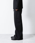 画像をギャラリービューアに読み込む, ATTACHMENT アタッチメントのCO STRECH TERRY 3D WIDE TROUSERS - BLACKの公式通販サイトsession福岡セレクトショップ
