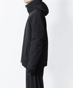 画像をギャラリービューアに読み込む, ATTACHMENT アタッチメントの3LAYER LIGHT TAFFETA HOODED DOWN JACKET - BLACKの公式通販サイトsession福岡セレクトショップ
