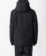 画像をギャラリービューアに読み込む, ATTACHMENT アタッチメントの3LAYER LIGHT TAFFETA HOODED DOWN JACKET - BLACKの公式通販サイトsession福岡セレクトショップ
