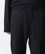 画像をギャラリービューアに読み込む, ATTACHMENT アタッチメントのCO STRECH TERRY 3D WIDE TROUSERS - BLACKの公式通販サイトsession福岡セレクトショップ
