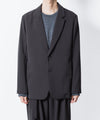 【 ATTACHMENT / EXCLUSIVE ITEM 】PE STRETCH DOUBLE CLOTH 2B JKT - D.GRAY