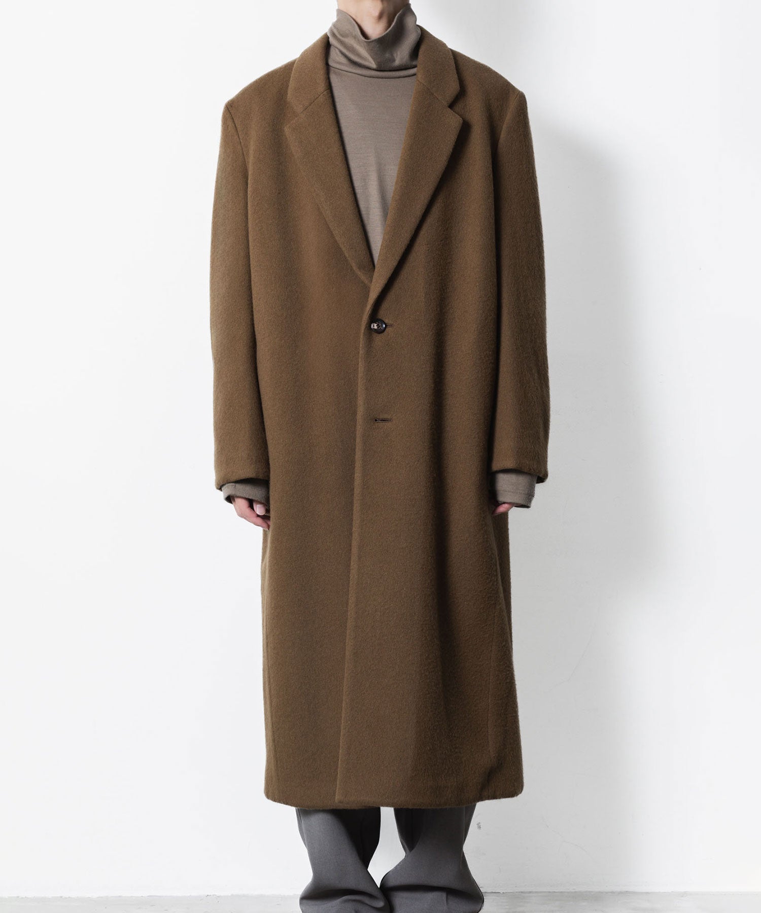 ATTACHMENT アタッチメントのWOOL SHAGGY PADDING CHESTER COAT - CAMELの公式通販サイトsession福岡セレクトショップ
