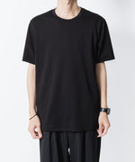 画像をギャラリービューアに読み込む, ATTACHMENT アタッチメントのCOTTON DOUBLE FACE SLIM FIT S/S TEE - BLACKの公式通販サイトsession福岡セレクトショップ
