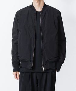 ATTACHMENT /アタッチメント】CO/NY WEATHER CLOTH MA-1 - BLACK