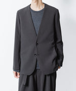 画像をギャラリービューアに読み込む, ATTACHMENT アタッチメントのPE STRETCH DOUBLE CLOTH COLLARLESS JKT - X.GRAYの公式通販サイトsession福岡セレクトショップ
