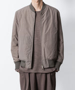 画像をギャラリービューアに読み込む, ATTACHMENT アタッチメントのCO/NY WEATHER CLOTH MA-1 - KHAKI GRAYの公式通販サイトsession福岡セレクトショップ
