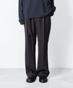 画像をギャラリービューアに読み込む, ATTACHMENT アタッチメントのPE STRETCH DOUBLE CLOTH BELTED STRAIGHT TROUSERS - D.GRAYの公式通販サイトsession福岡セレクトショップ
