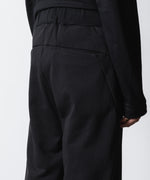 画像をギャラリービューアに読み込む, ATTACHMENT アタッチメントのCO STRECH TERRY 3D WIDE TROUSERS - BLACKの公式通販サイトsession福岡セレクトショップ
