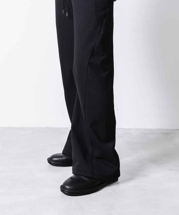 ATTACHMENT アタッチメントのCO STRECH TERRY 3D WIDE TROUSERS - BLACKの公式通販サイトsession福岡セレクトショップ