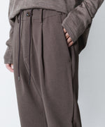 画像をギャラリービューアに読み込む, ATTACHMENT アタッチメントのPE STRETCH DOUBLE CLOTH REGULAR FIT EASY TROUSERS - D.KH GRAYの公式通販サイトsession福岡セレクトショップ
