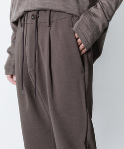 ATTACHMENT /アタッチメント】PE STRETCH DOUBLE CLOTH REGULAR FIT
