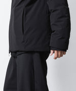 画像をギャラリービューアに読み込む, ATTACHMENT アタッチメントの3LAYER LIGHT TAFFETA HOODED DOWN JACKET - BLACKの公式通販サイトsession福岡セレクトショップ
