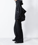 画像をギャラリービューアに読み込む, ATTACHMENT アタッチメントのCO STRECH TERRY 3D WIDE TROUSERS - BLACKの公式通販サイトsession福岡セレクトショップ
