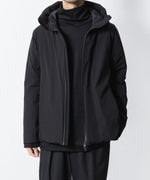 画像をギャラリービューアに読み込む, ATTACHMENT アタッチメントの3LAYER LIGHT TAFFETA HOODED DOWN JACKET - BLACKの公式通販サイトsession福岡セレクトショップ
