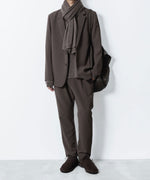 画像をギャラリービューアに読み込む, ATTACHMENT アタッチメントのPE STRETCH DOUBLE CLOTH REGULAR FIT EASY TROUSERS - D.KH GRAYの公式通販サイトsession福岡セレクトショップ
