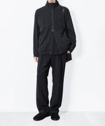 画像をギャラリービューアに読み込む, ATTACHMENT アタッチメントのPE STRETCH DOUBLE CLOTH BELTED STRAIGHT TROUSERS - BLACKの公式通販サイトsession福岡セレクトショップ
