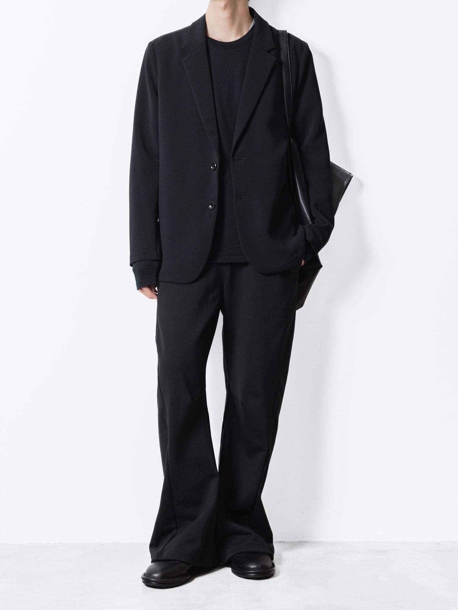 ATTACHMENT アタッチメントのCO STRECH TERRY 3D WIDE TROUSERS - BLACKの公式通販サイトsession福岡セレクトショップ