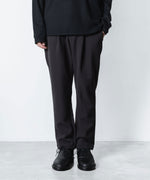 画像をギャラリービューアに読み込む, ATTACHMENT アタッチメントのPE STRETCH DOUBLE CLOTH REGULAR FIT EASY TROUSERS - D.GRAYの公式通販サイトsession福岡セレクトショップ

