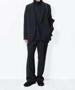 画像をギャラリービューアに読み込む, ATTACHMENT アタッチメントのPE STRETCH DOUBLE CLOTH BELTED STRAIGHT TROUSERS - BLACKの公式通販サイトsession福岡セレクトショップ

