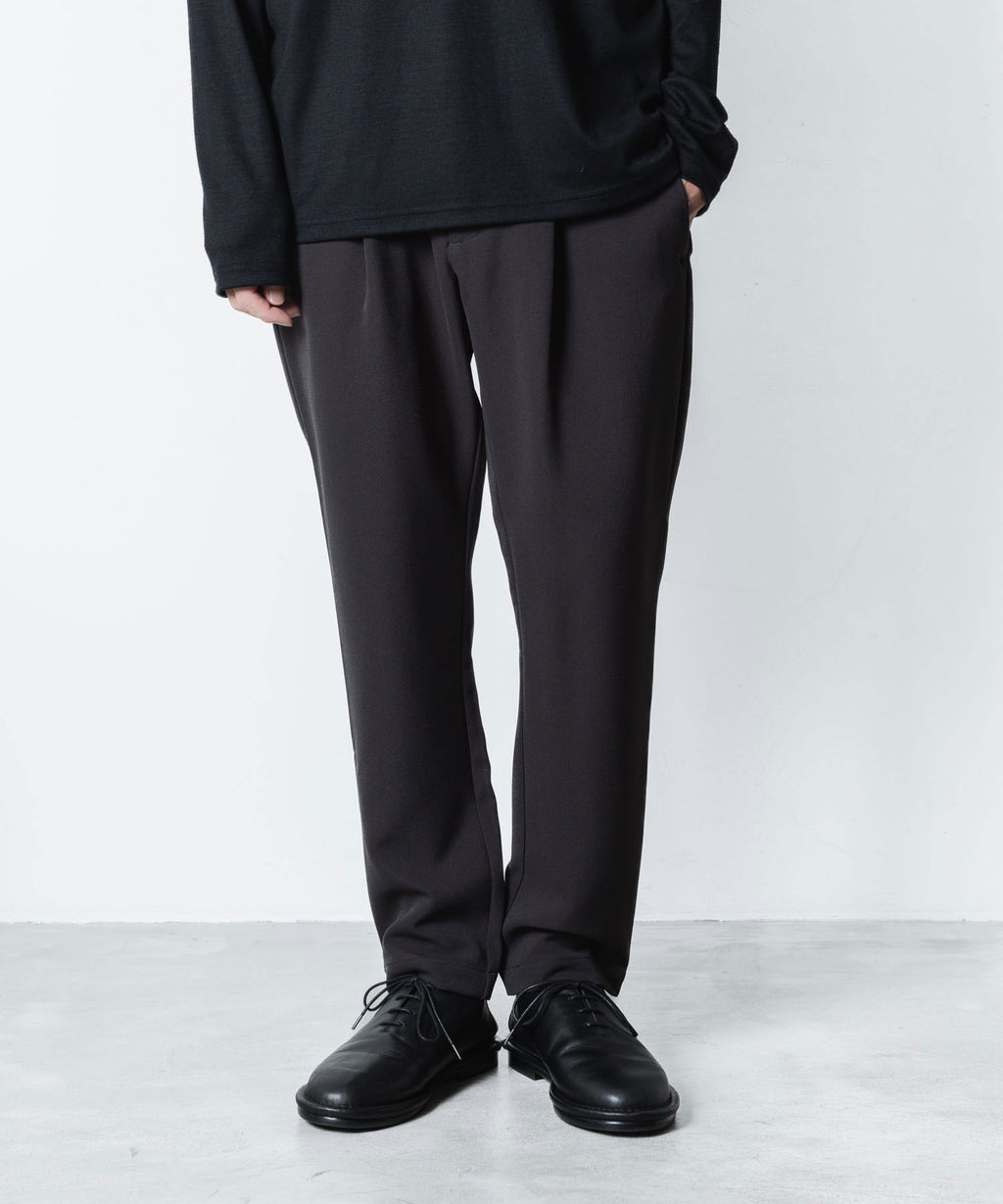 ATTACHMENT アタッチメントのPE STRETCH DOUBLE CLOTH REGULAR FIT EASY TROUSERS - D.GRAYの公式通販サイトsession福岡セレクトショップ