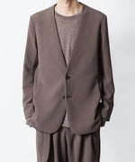 画像をギャラリービューアに読み込む, ATTACHMENT アタッチメントのPE STRETCH DOUBLE CLOTH COLLARLESS JKT - D.KH GRAYの公式通販サイトsession福岡セレクトショップ
