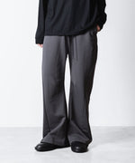 画像をギャラリービューアに読み込む, ATTACHMENT アタッチメントのCO STRECH TERRY 3D WIDE TROUSERS - D.GRAYの公式通販サイトsession福岡セレクトショップ
