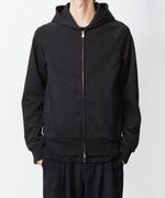 画像をギャラリービューアに読み込む, ATTACHMENT / EXCLUSIVE ITEMアタッチメントのCO STRECH TERRY ZIP UP HOODIE - BLACKの公式通販サイトsession福岡セレクトショップ
