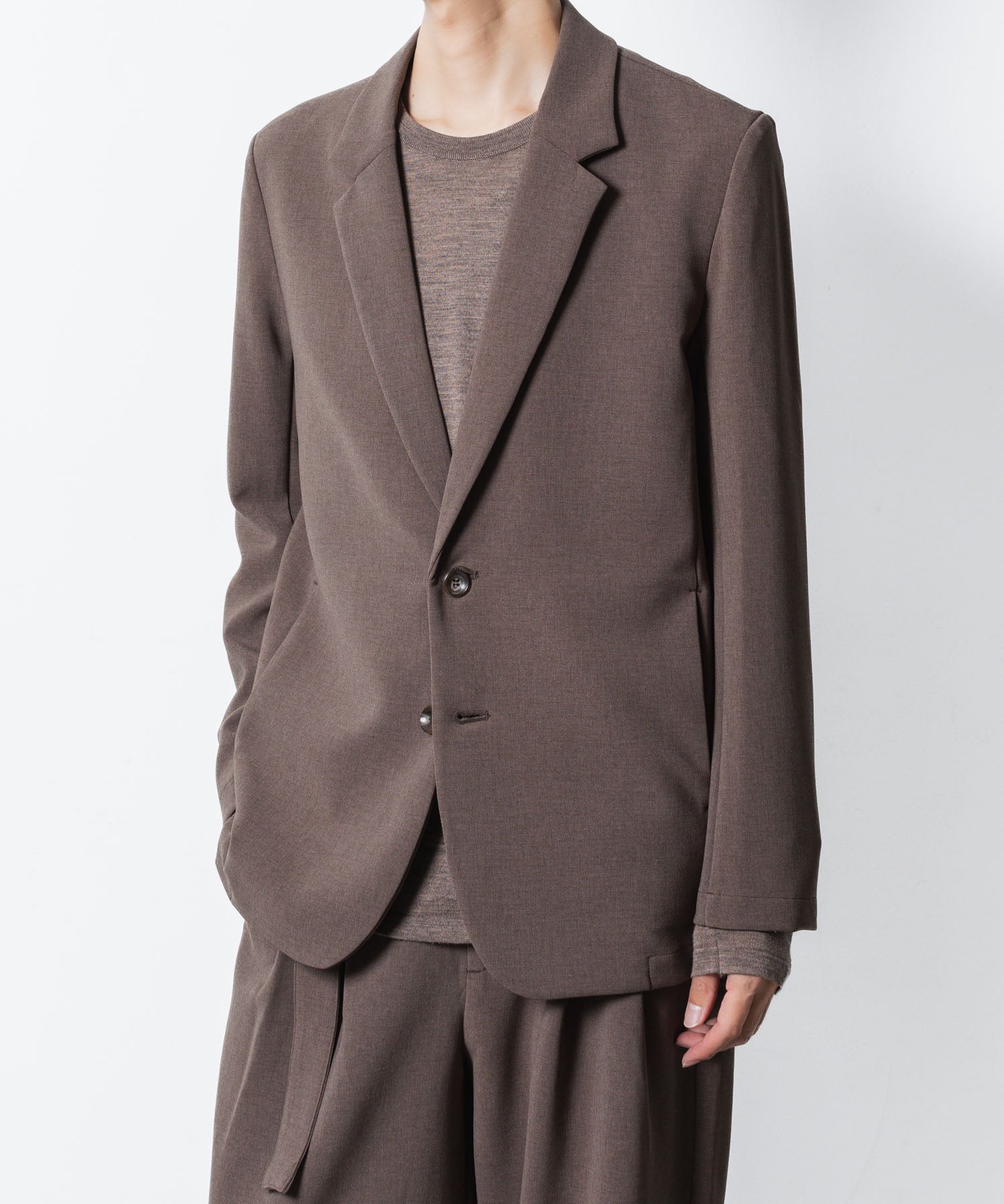 ATTACHMENT アタッチメントのPE STRETCH DOUBLE CLOTH 2B JKT - D.KH GRAYの公式通販サイトsession福岡セレクトショップ