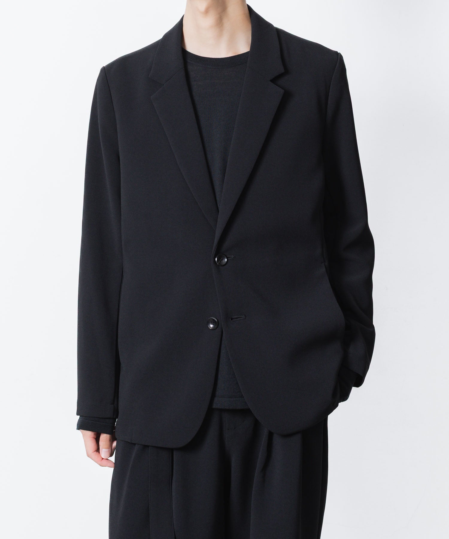 ATTACHMENT アタッチメントのPE STRETCH DOUBLE CLOTH 2B JKT - BLACKの公式通販サイトsession福岡セレクトショップ