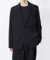 【 ATTACHMENT 】PE STRETCH DOUBLE CLOTH 2B JKT - BLACK