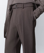 画像をギャラリービューアに読み込む, ATTACHMENT アタッチメントのPE STRETCH DOUBLE CLOTH BELTED STRAIGHT TROUSERS - D.KH GRAYの公式通販サイトsession福岡セレクトショップ

