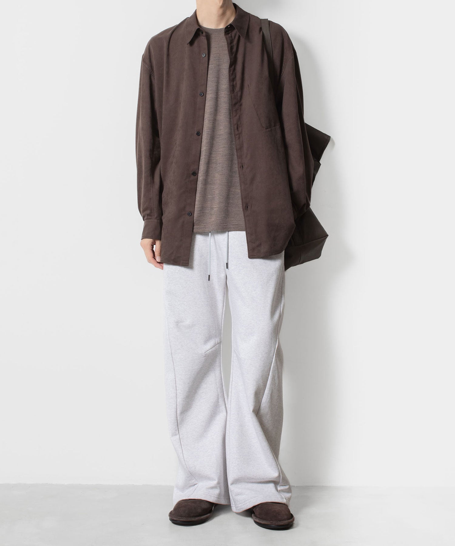 ATTACHMENT アタッチメントのCO STRECH TERRY 3D WIDE TROUSERS - X.GRAYの公式通販サイトsession福岡セレクトショップ