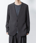 画像をギャラリービューアに読み込む, ATTACHMENT アタッチメントのPE STRETCH DOUBLE CLOTH COLLARLESS JKT - X.GRAYの公式通販サイトsession福岡セレクトショップ
