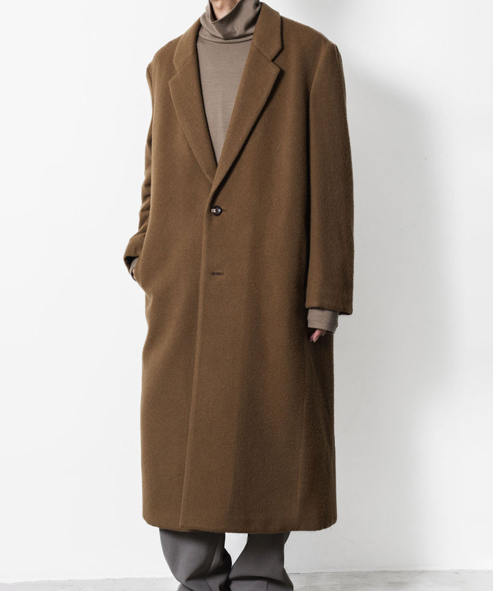 ATTACHMENT アタッチメントのWOOL SHAGGY PADDING CHESTER COAT - CAMELの公式通販サイトsession福岡セレクトショップ