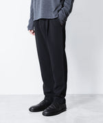 画像をギャラリービューアに読み込む, ATTACHMENT アタッチメントのPE STRETCH DOUBLE CLOTH REGULAR FIT EASY TROUSERS - BLACKの公式通販サイトsession福岡セレクトショップ
