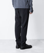 画像をギャラリービューアに読み込む, ATTACHMENT アタッチメントのPE STRETCH DOUBLE CLOTH REGULAR FIT EASY TROUSERS - BLACKの公式通販サイトsession福岡セレクトショップ
