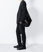 画像をギャラリービューアに読み込む, ATTACHMENT アタッチメントのPE STRETCH DOUBLE CLOTH REGULAR FIT EASY TROUSERS - BLACKの公式通販サイトsession福岡セレクトショップ
