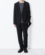 画像をギャラリービューアに読み込む, ATTACHMENT アタッチメントのPE STRETCH DOUBLE CLOTH REGULAR FIT EASY TROUSERS - BLACKの公式通販サイトsession福岡セレクトショップ
