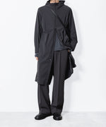 画像をギャラリービューアに読み込む, ATTACHMENT アタッチメントのPE STRETCH DOUBLE CLOTH BELTED STRAIGHT TROUSERS - X.GRAYの公式通販サイトsession福岡セレクトショップ
