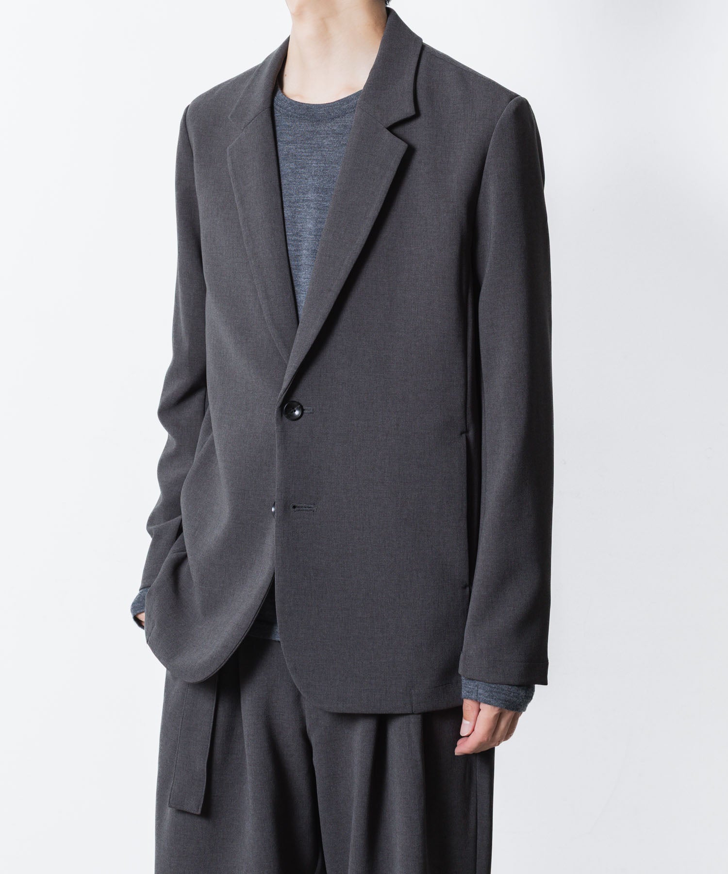 ATTACHMENT アタッチメントのPE STRETCH DOUBLE CLOTH 2B JKT - X.GRAYの公式通販サイトsession福岡セレクトショップ