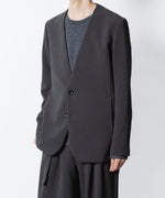 画像をギャラリービューアに読み込む, ATTACHMENT アタッチメントのPE STRETCH DOUBLE CLOTH COLLARLESS JKT - X.GRAYの公式通販サイトsession福岡セレクトショップ
