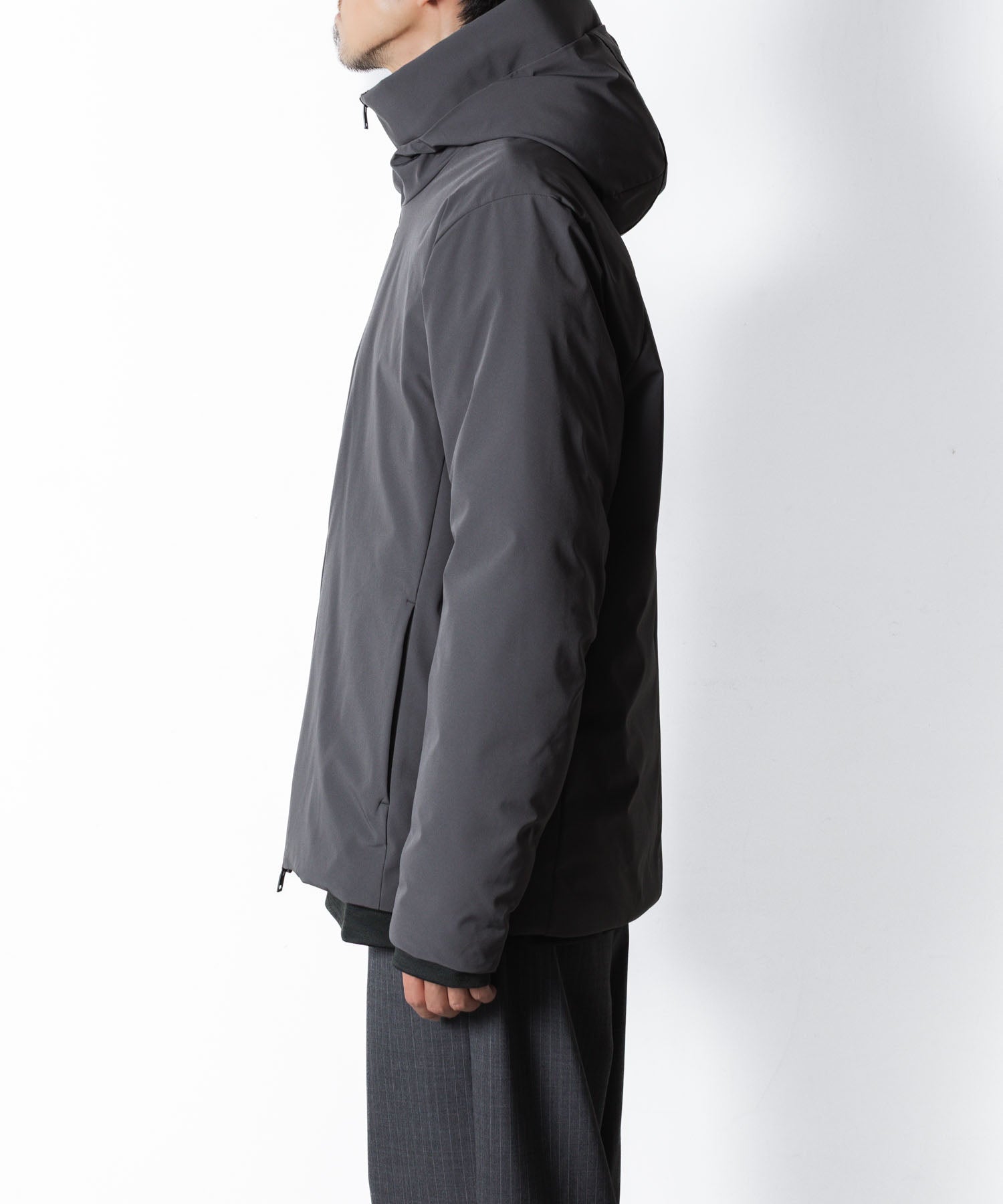 ATTACHMENT アタッチメントの3LAYER LIGHT TAFFETA HOODED DOWN JACKET - D.GRAYの公式通販サイトsession福岡セレクトショップ