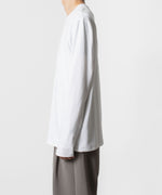 画像をギャラリービューアに読み込む, ATTACHMENT アタッチメントのCOTTON DOUBLE FACE SLIM FIT L/S TEE - WHITEの公式通販サイトsession福岡セレクトショップ
