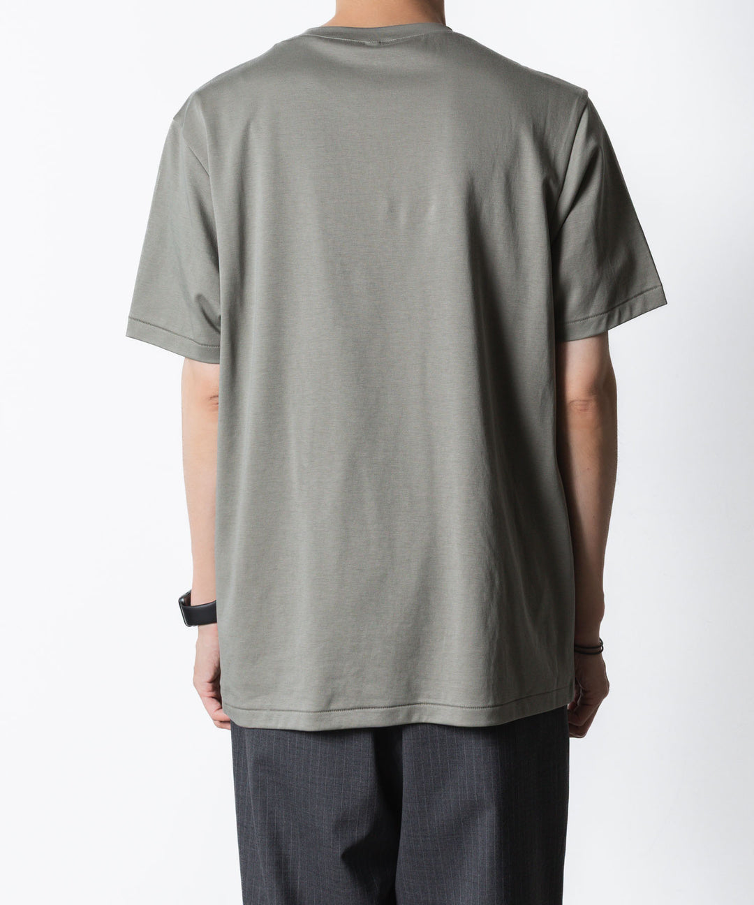 ATTACHMENT アタッチメントのCOTTON DOUBLE FACE SLIM FIT S/S TEE - L.KH GRAYの公式通販サイトsession福岡セレクトショップ